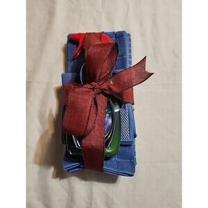 Palmolive Gift Set Dish Towels Hand Towel Palmolive Spray Away & Palmolive Blue